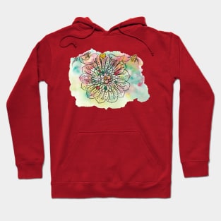 Colourful Florals and Birds Hoodie